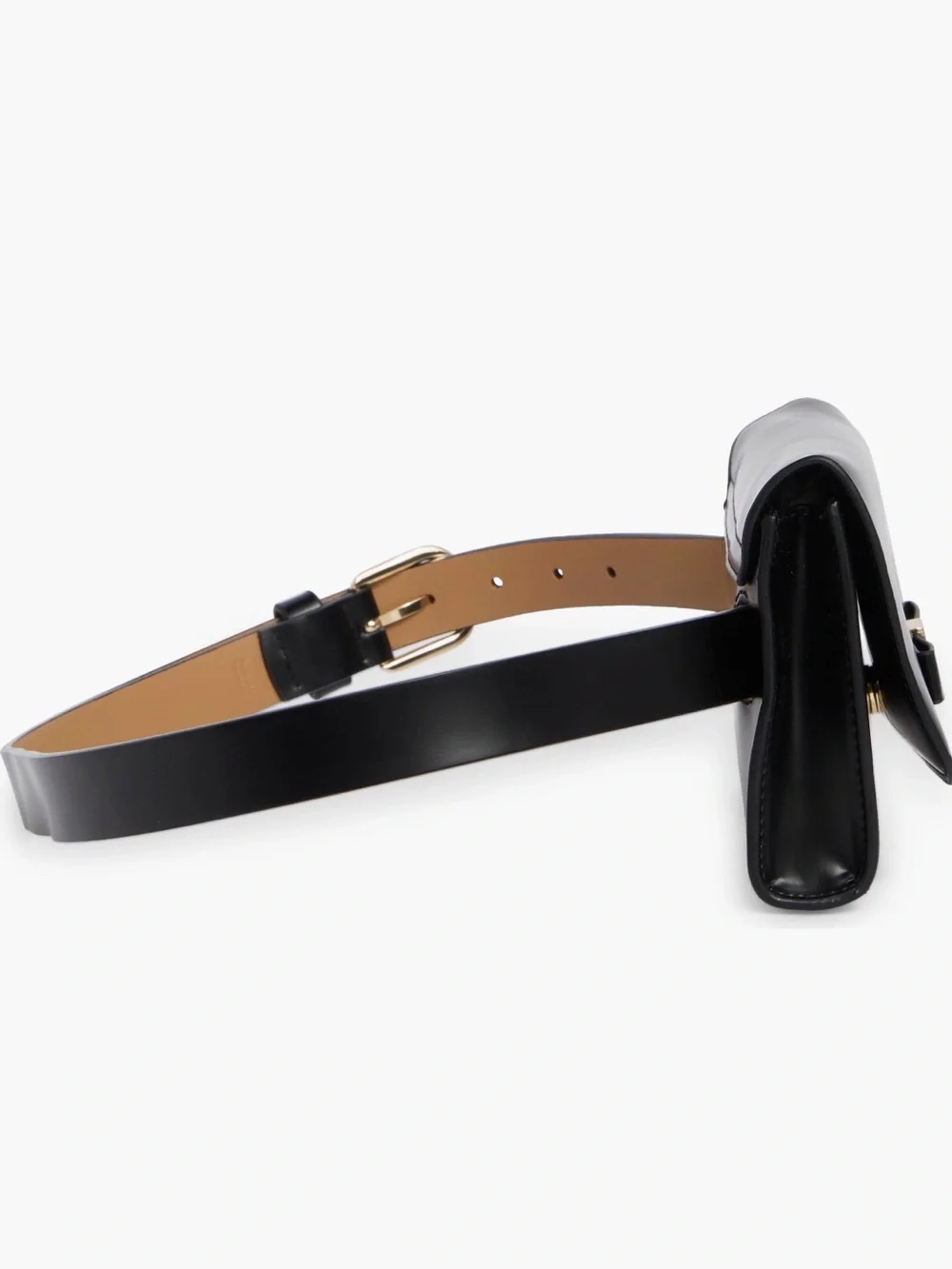 kate spade Black Leather Bow Belt Bag